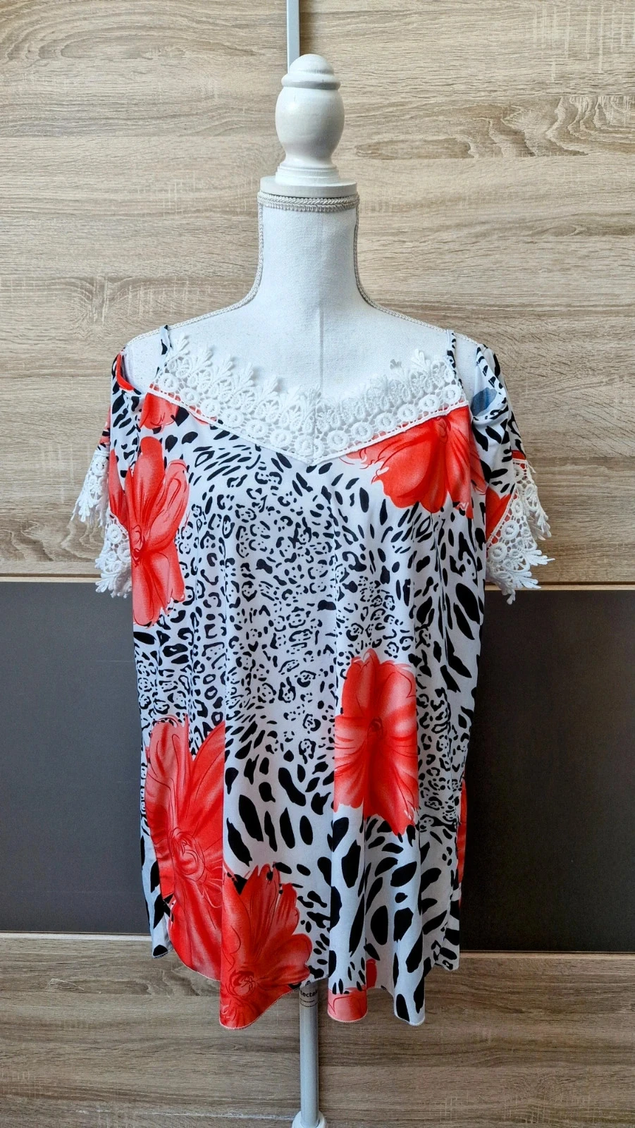 Blouse fluide épaules dénudées